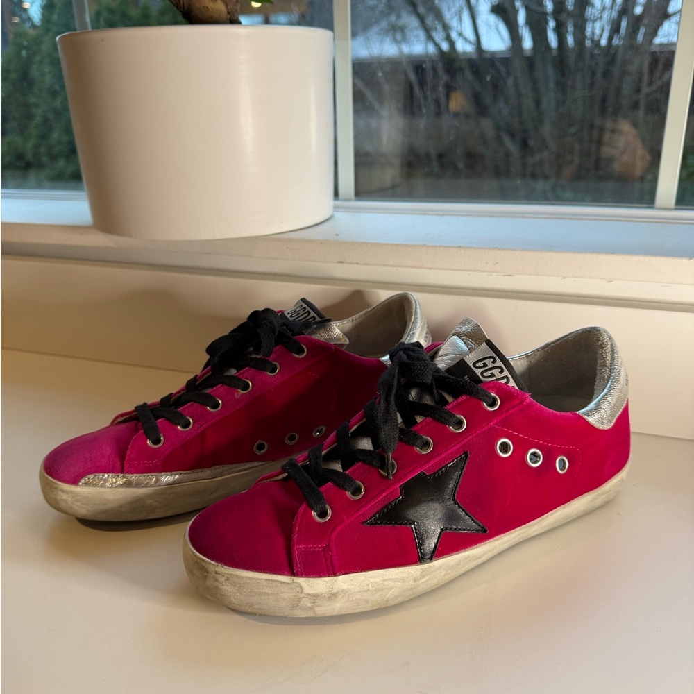 Golden Goose Velvet Superstars